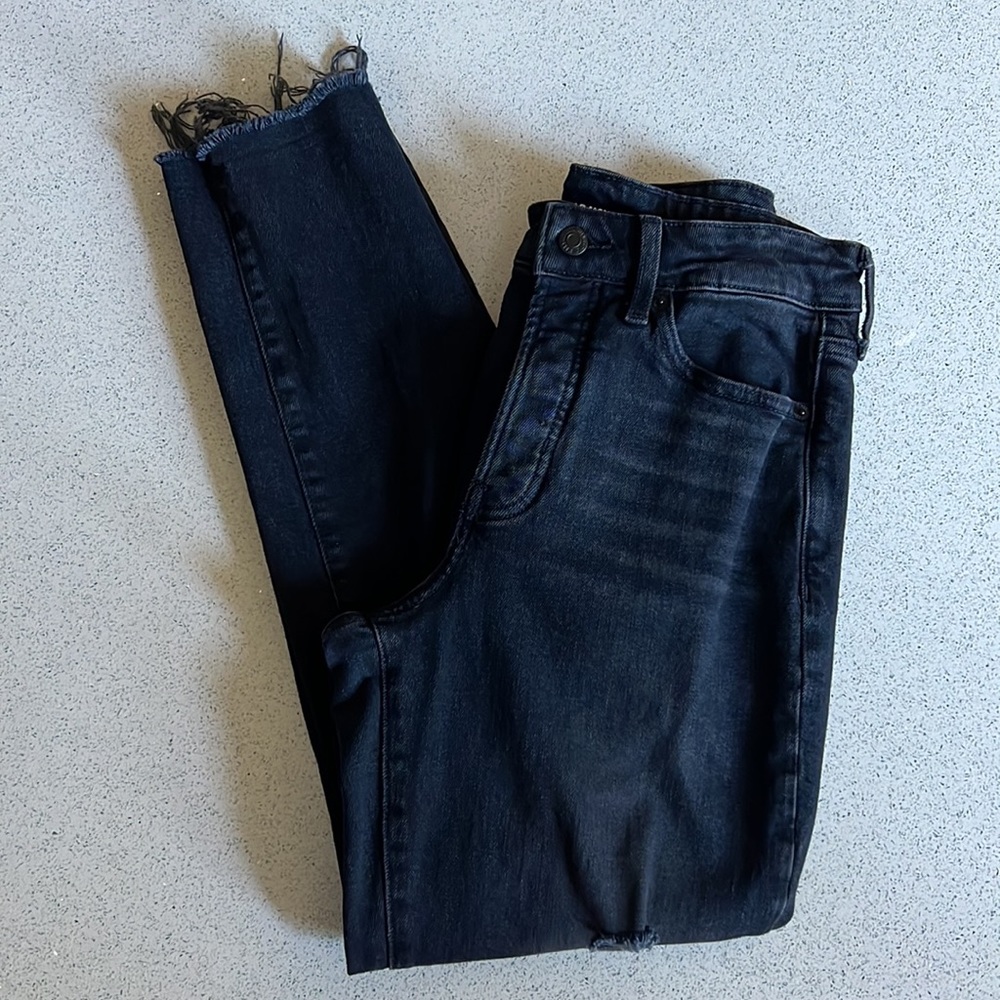 NWOT OLD NAVY OG Straight Black Jeans sz 6